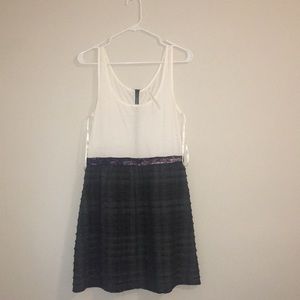 Rachel Roy Dress with Pleats, Exposed Zip